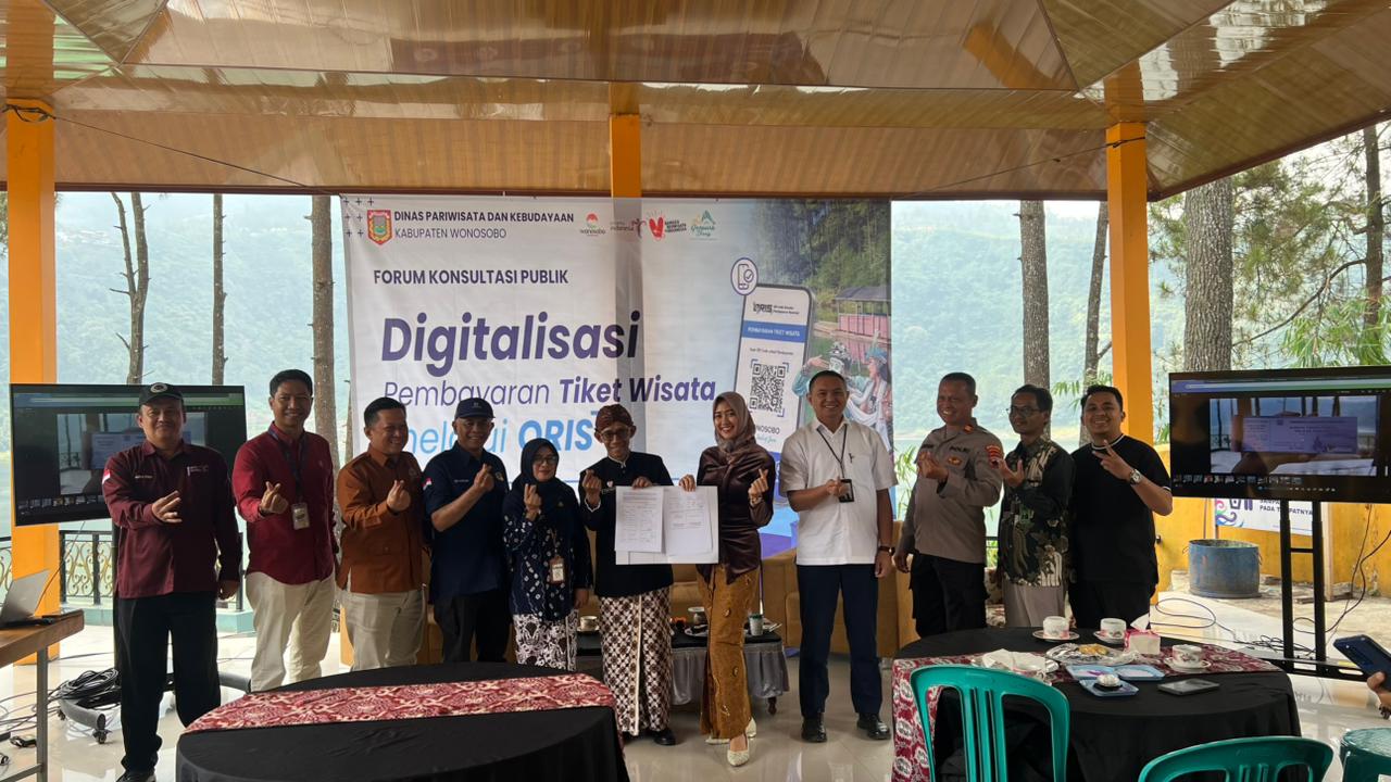 Mulai 1 September, Disparbud Wonosobo Uji Coba Pembayaran Tiket Wisata via QRIS