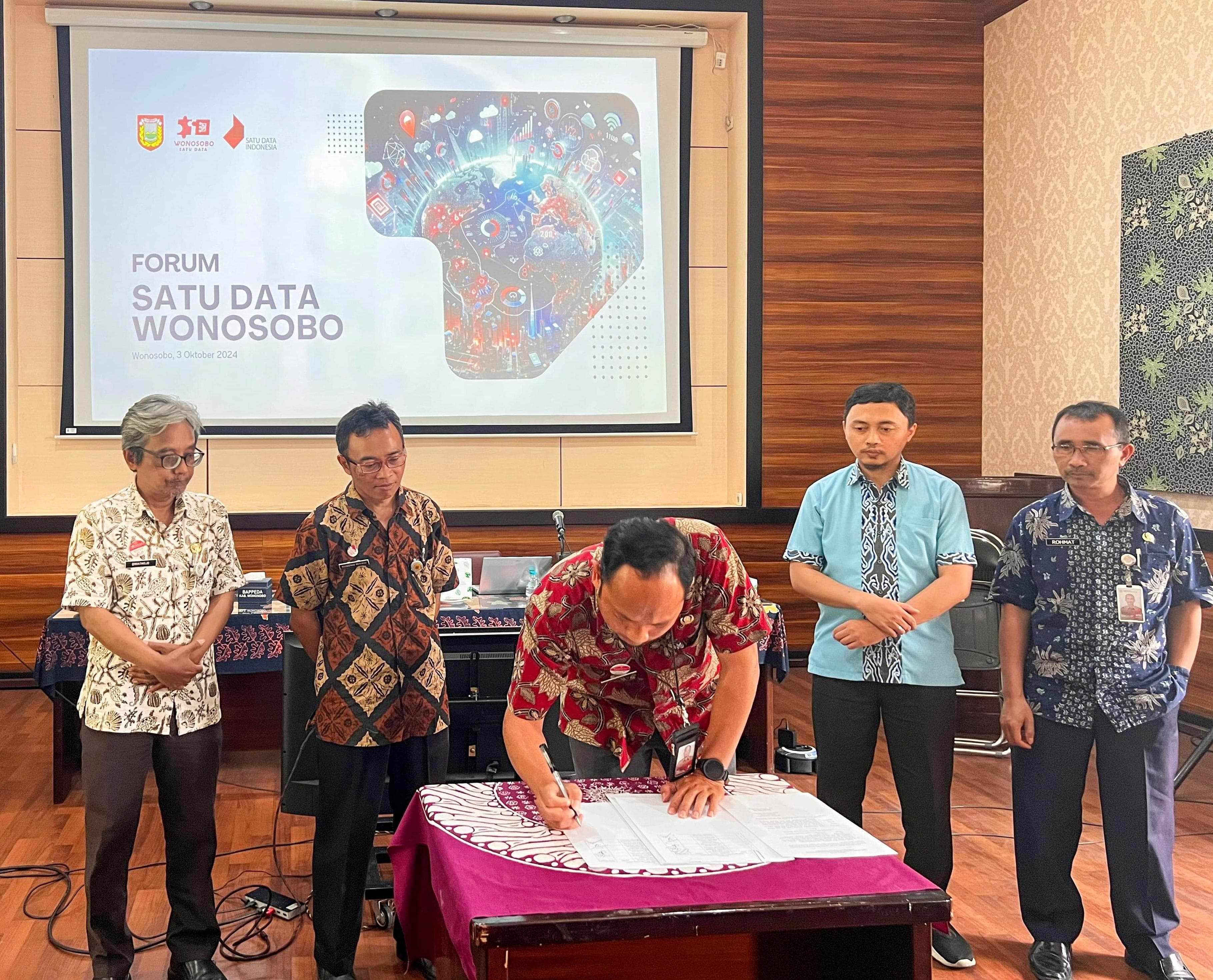 FORUM SATU DATA WONOSOBO DUKUNG KETERSEDIAAN DATA AKURAT DAN TERPADU