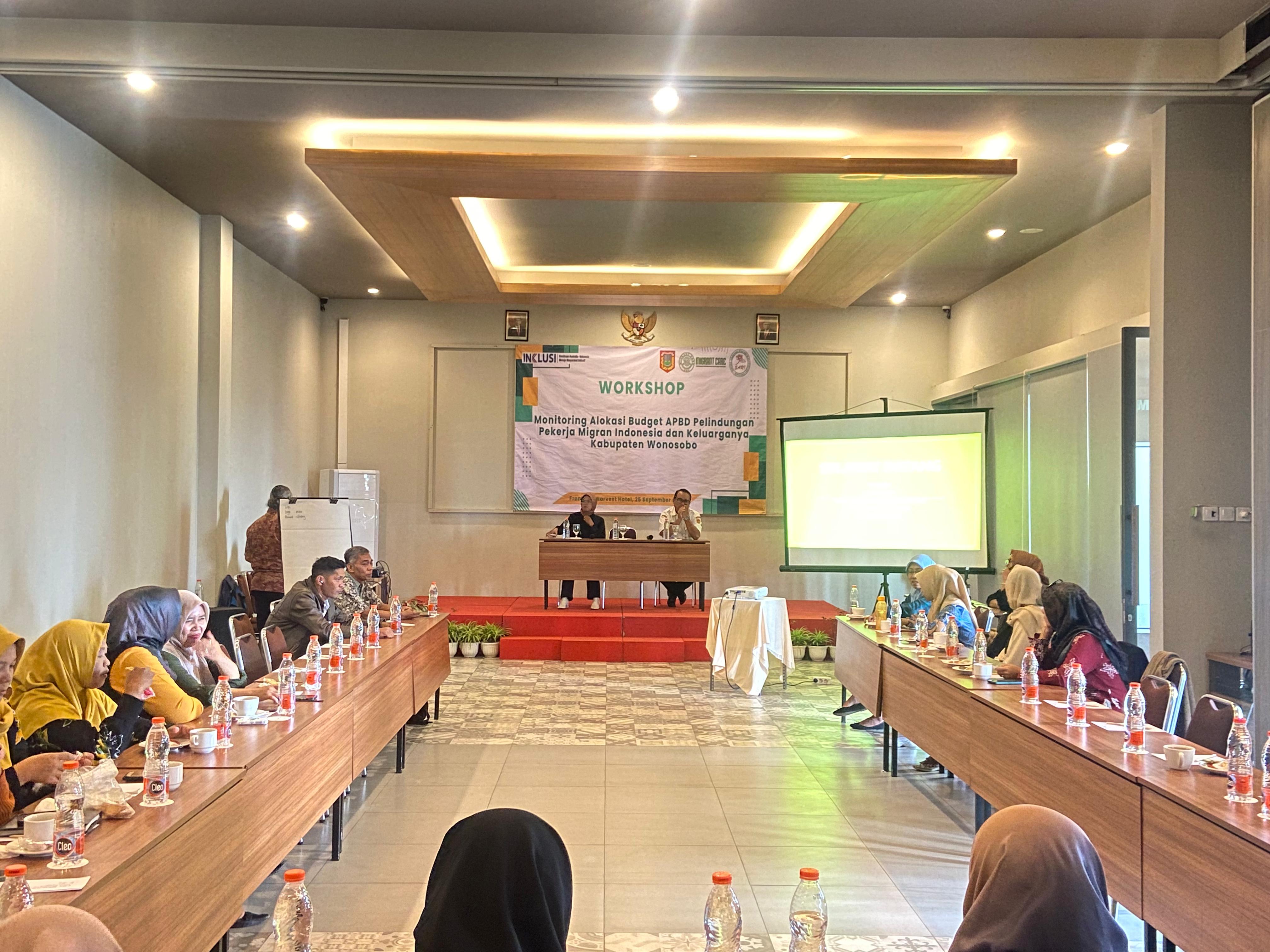 MONITORING ALOKASI APBD UNTUK PERLINDUNGAN PEKERJA MIGRAN INDONESIA Lokasi : frontone