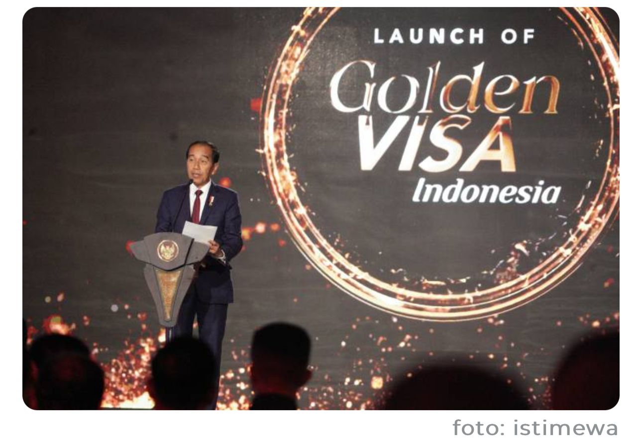 Golden Visa Resmi Diluncurkan, Presiden RI: Privilese Emas bagi Warga Dunia Berkualitas