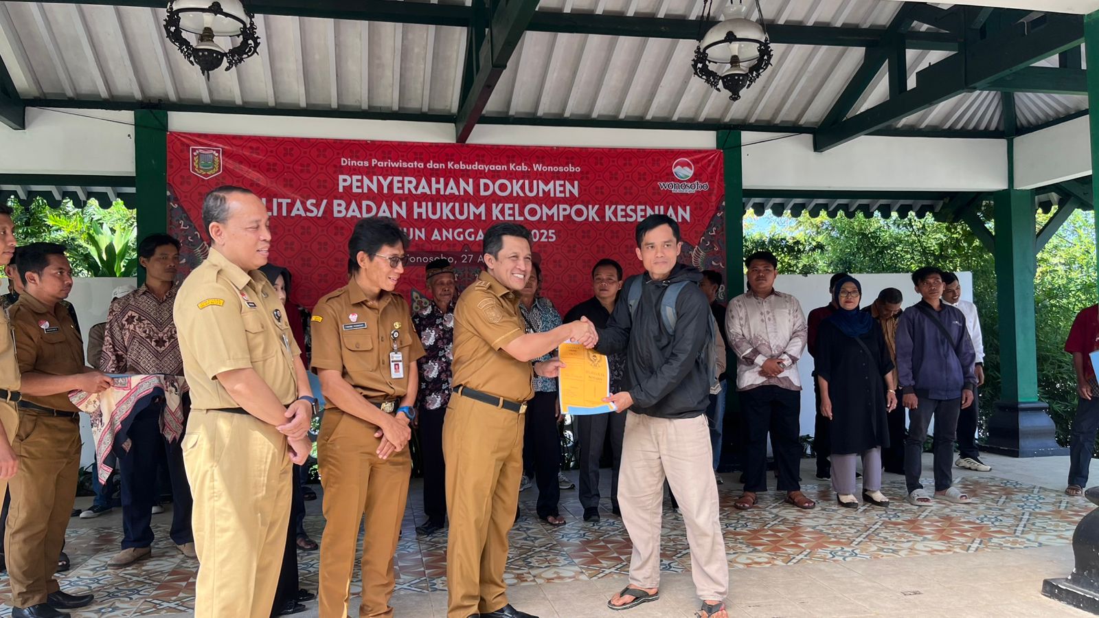 Pemkab Wonosobo Fasilitasi Legalitas 66 Kelompok Kesenian