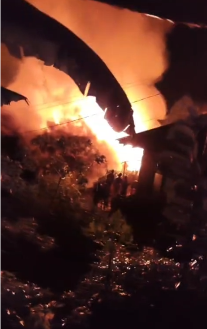 RUMAH PENGRAJIN TEMPE LUDES TERBAKAR, KERUGIAN MENCAPAI 265 JUTA