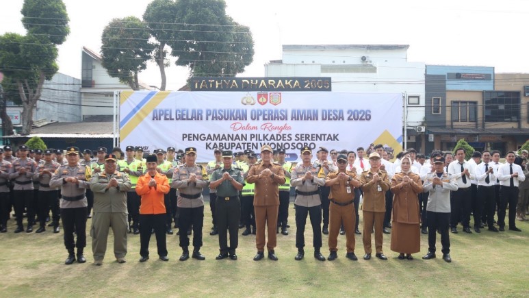2.004 Personel Disiagakan Amankan Pilkades Wonosobo