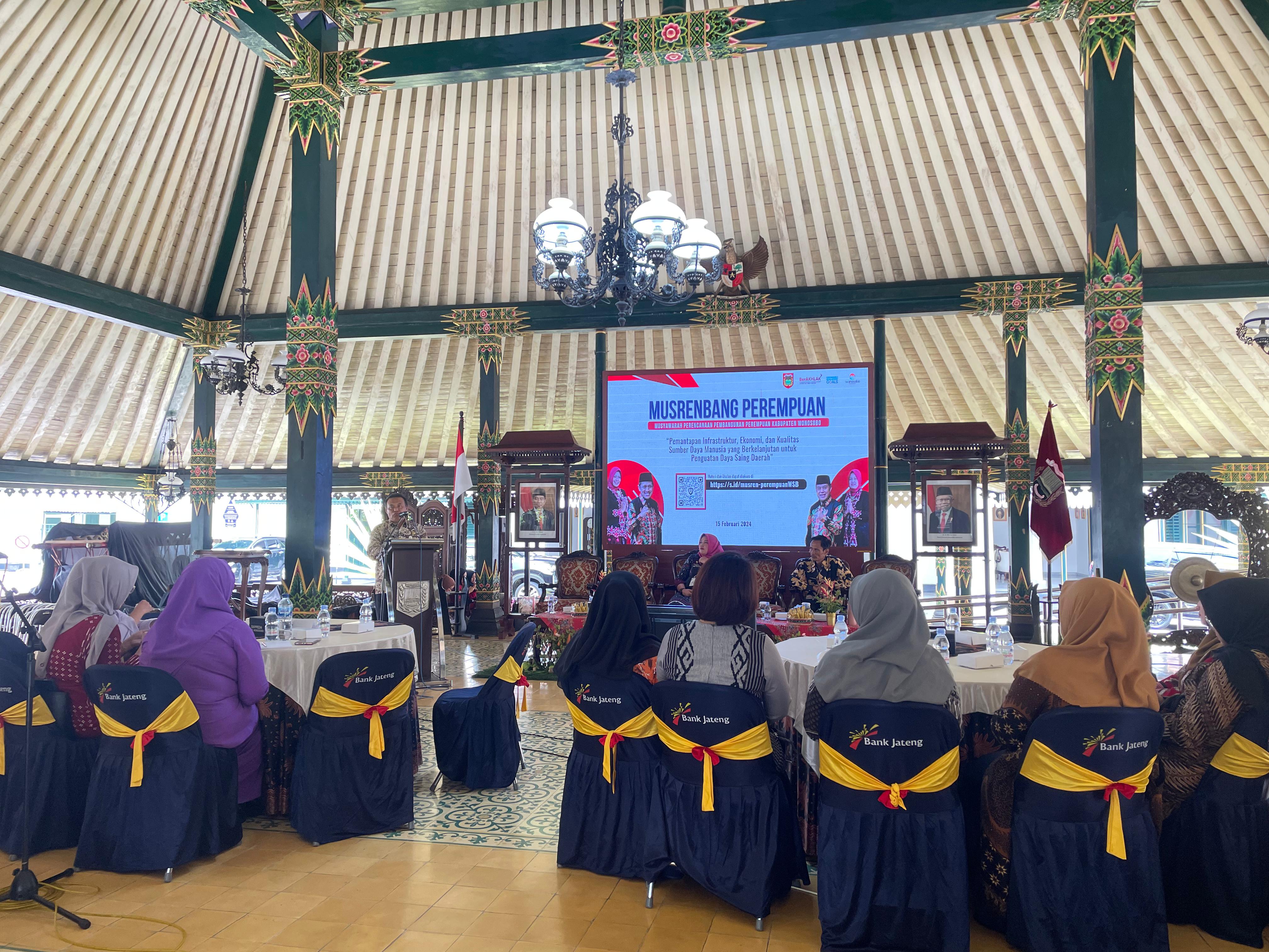 PEMKAB WONOSOBO WADAHI SUARA PEREMPUAN UNTUK PEMBANGUNAN LEWAT MUSRENBANG PEREMPUAN