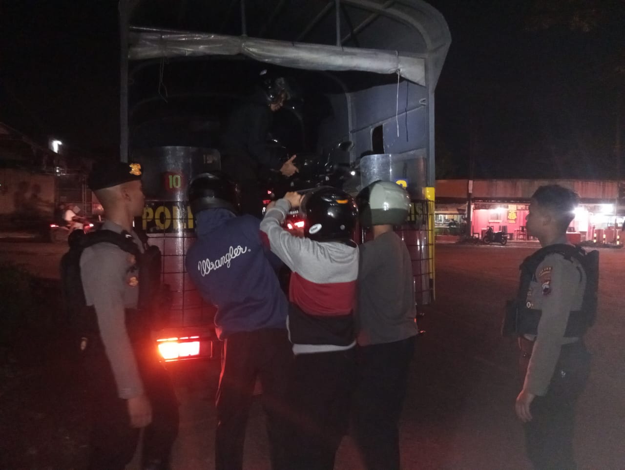 POLRES WONOSOBO AMANKAN 18 KENDARAAN TERLIBAT BALAP LIAR