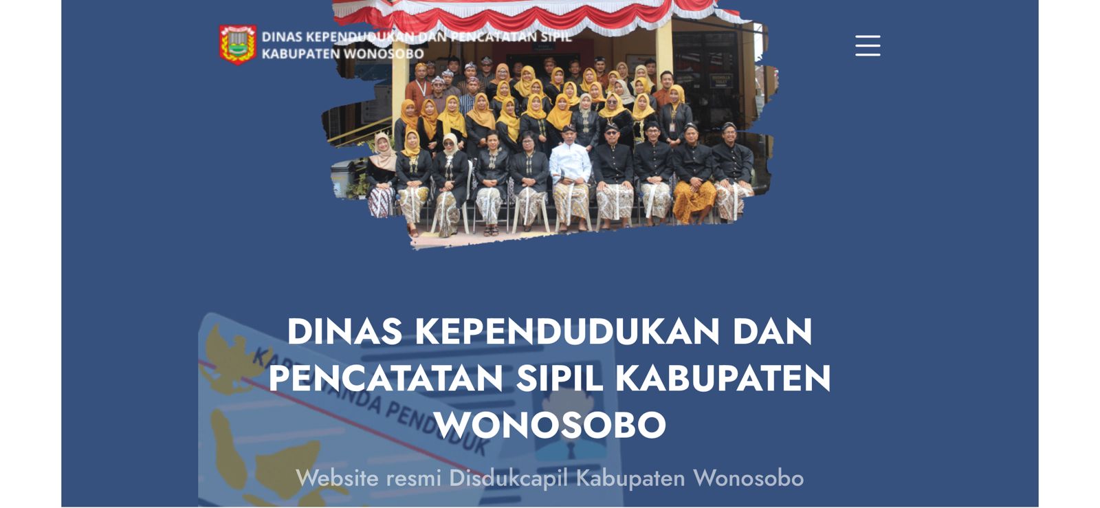 MASYARAKAT WONOSOBO KINI BISA AKSES LAYANAN DISDUKCAPIL MELALUI LAMAN WEBSITE