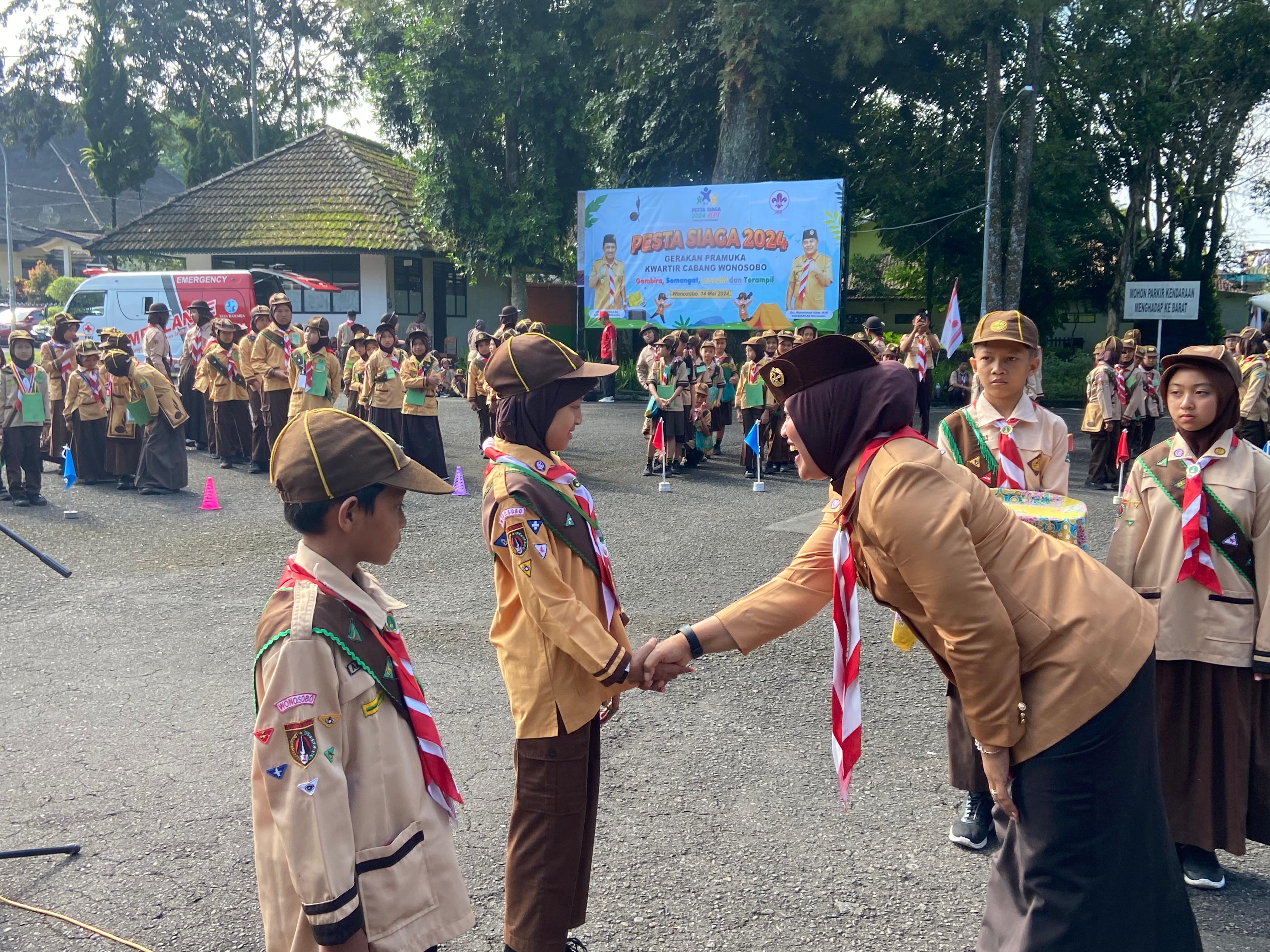 SEBANYAK 480 SISWA ANTUSIAS IKUTI PESTA SIAGA DI WONOSOBO