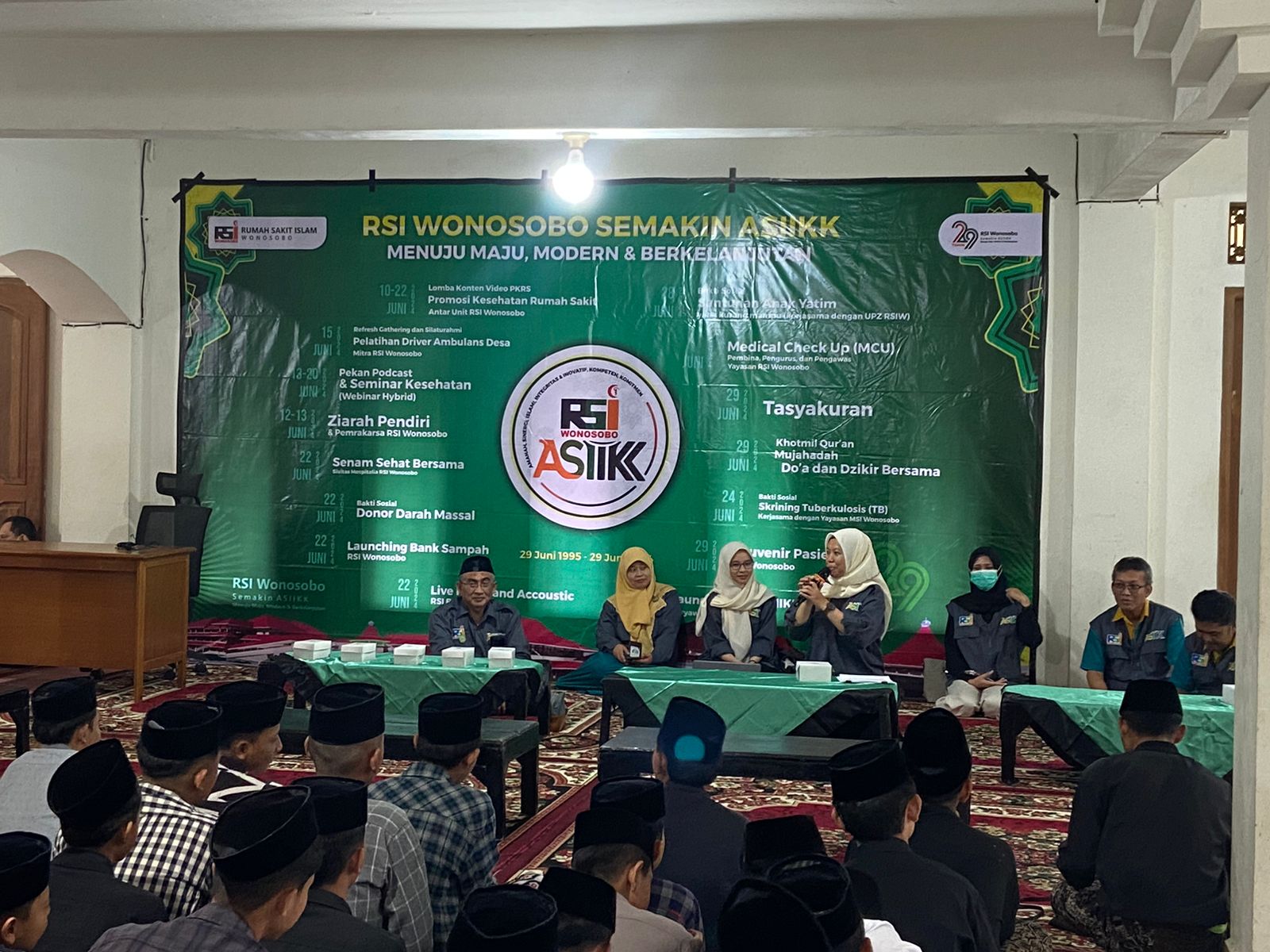 CEGAH PENYEBARAN TB, RSI WONOSOBO GELAR SCREENING DI PONDOK PESANTREN