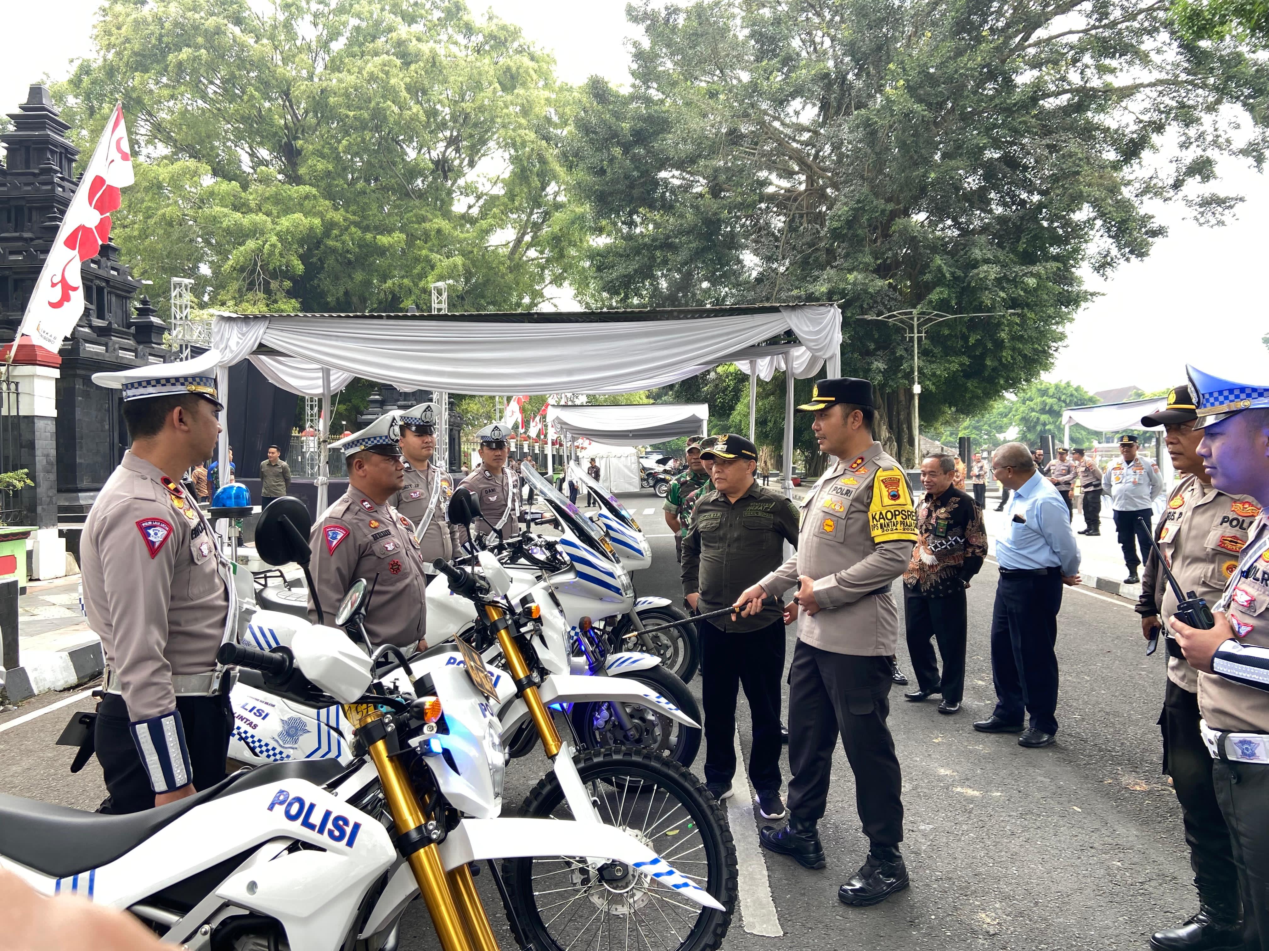 APEL GELAR PASUKAN MANTAP PRAJA CANDI 2024, SIAP WUJUDKAN PILKADA SERENTAK AMAN DAN DAMAI DI WONOSOBO