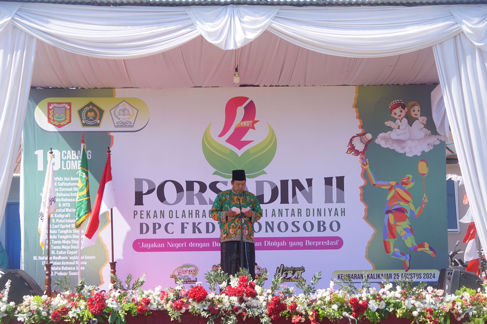 RATUSAN SANTRI WONOSOBO IKUTI AJANG PORSADIN KE-2 2024