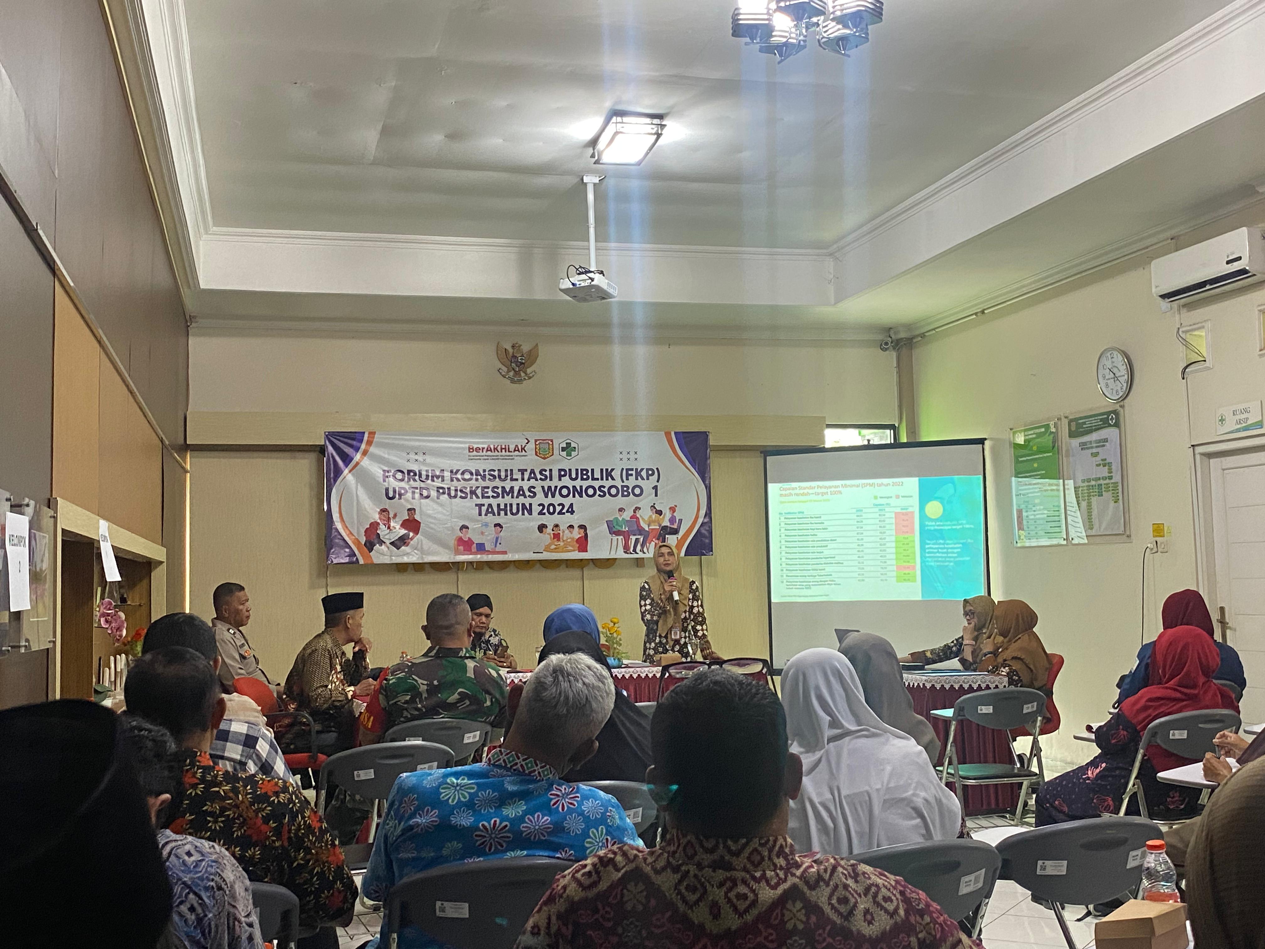 GELAR FKP, PUSKESMAS 1 WONOSOBO PAPARKAN SOAL INTEGRERASI LAYANAN PRIMER