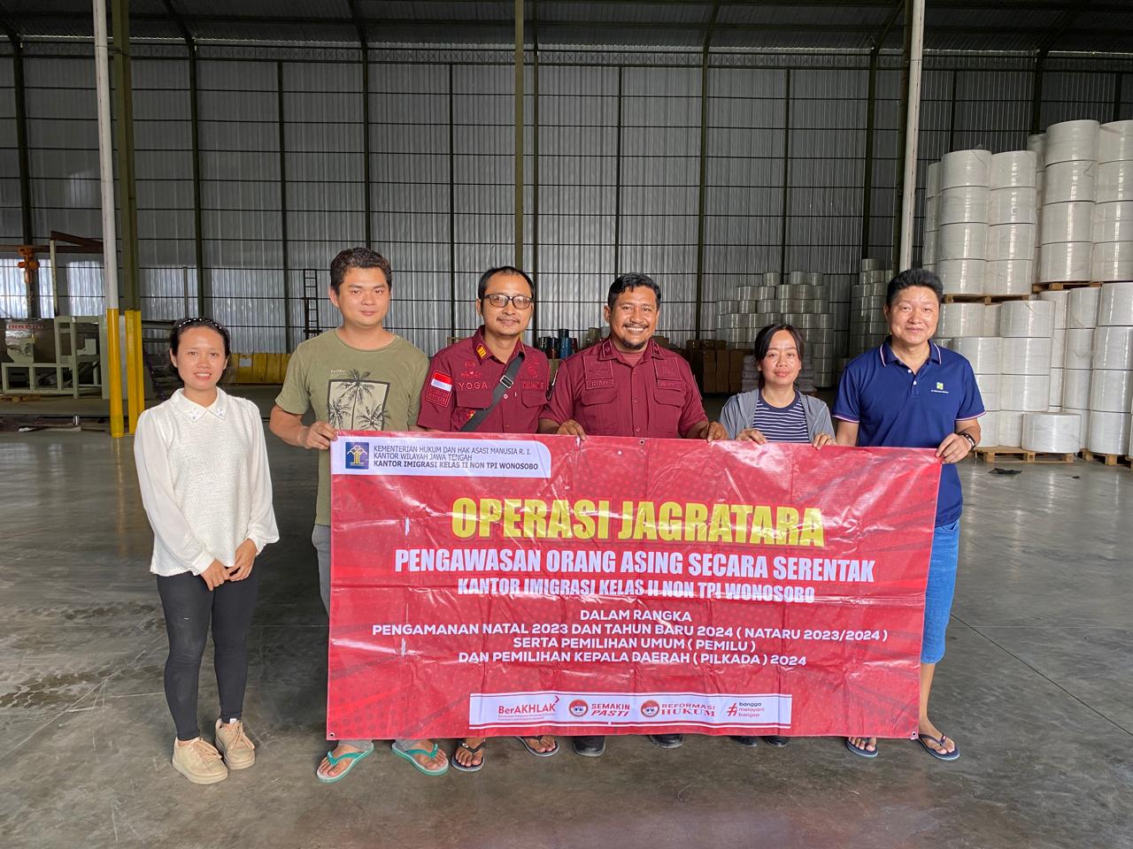 Kantor Imigrasi Wonosobo Gelar Operasi "Jagratara Tahap III " Awasi Orang Asing