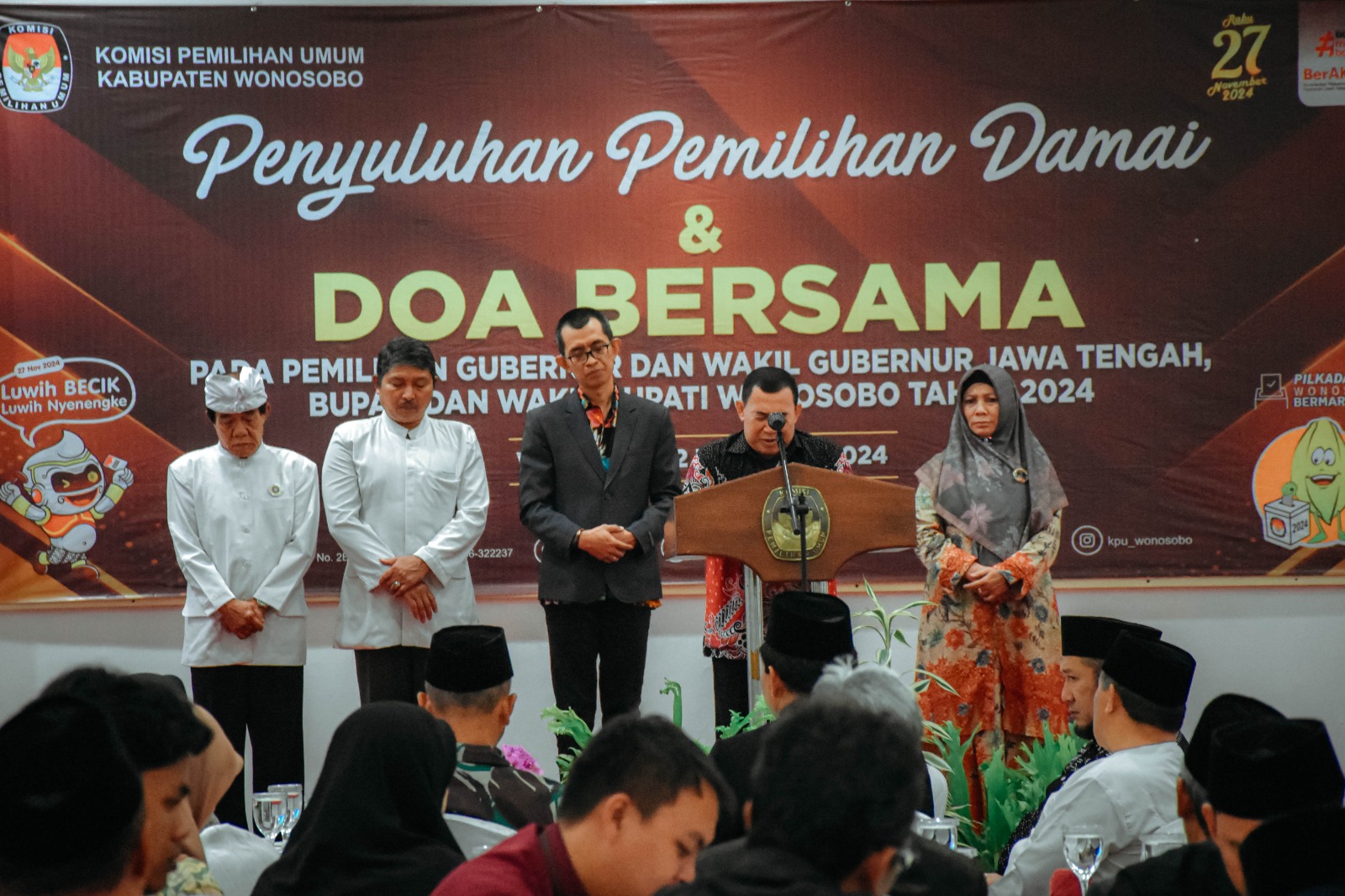 JELANG PILKADA SERENTAK 2024, KPU WONOSOBO TINGKATKAN SINERGI ANTAR MASYARAKAT