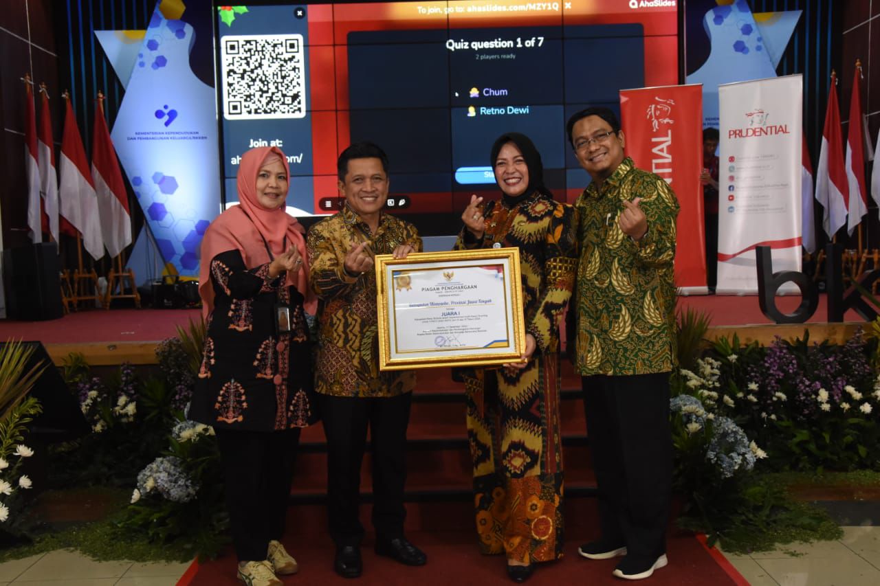 KABUPATEN WONOSOBO SABET JUARA 1 KABUPATEN/KOTA TERBAIK DALAM IMPLEMENTASI AUDIT KASUS STUNTING