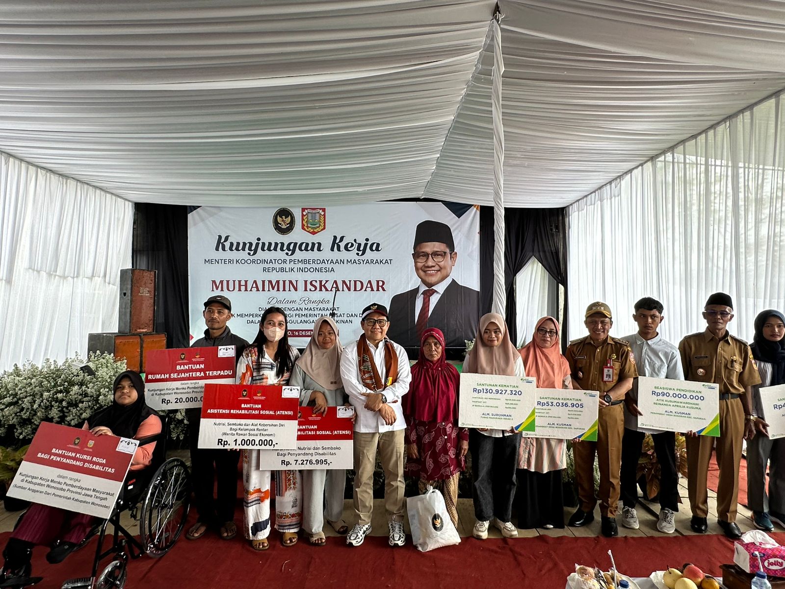 MENKO PM MUHAIMIN ISKANDAR SEBUT WONOSOBO PUNYA POTENSI BESAR TURUNKAN KEMISKINAN EKSTRIM