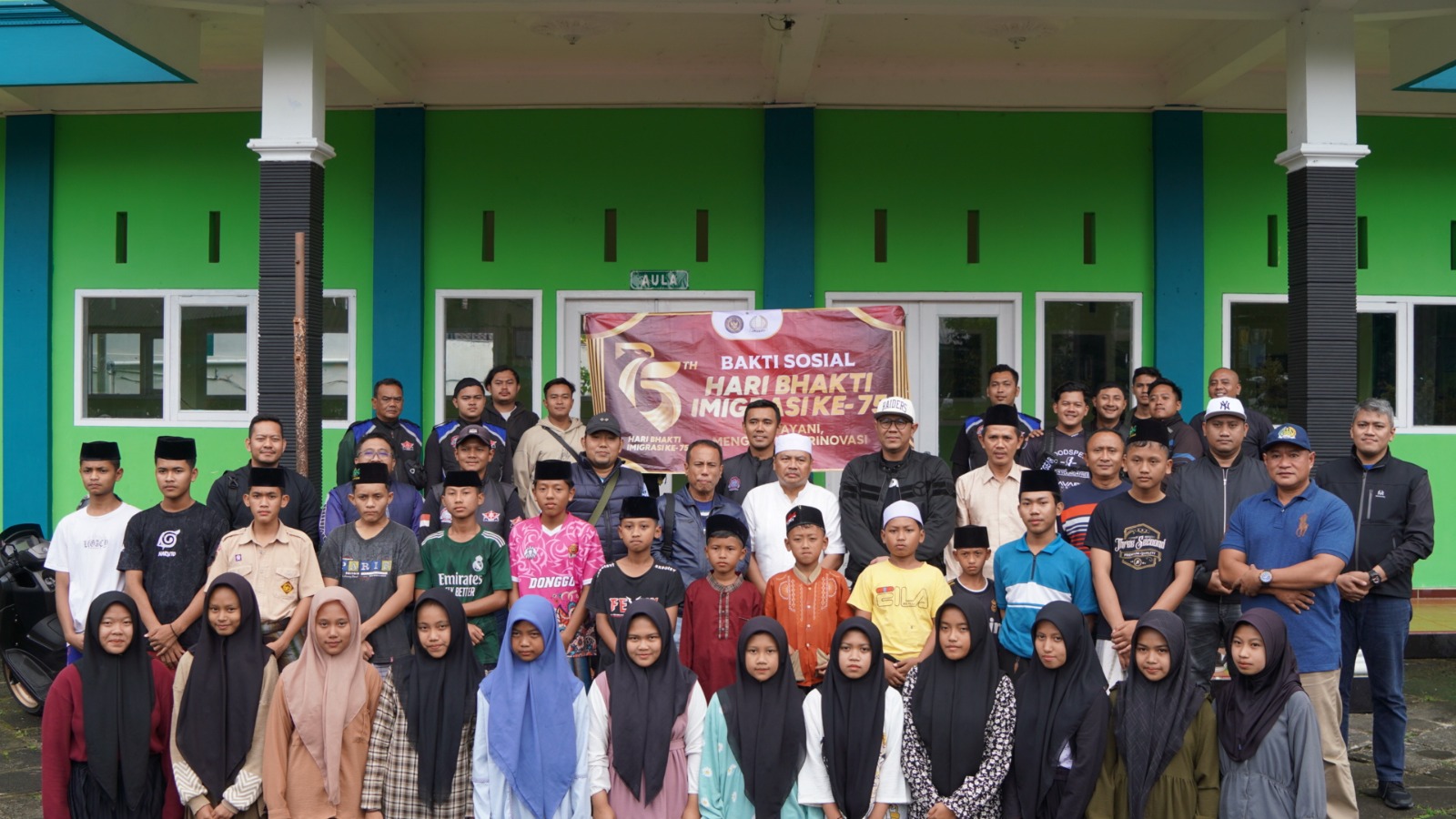 Bikers Imigrasi Se-Jateng Gelar Baksos Menyambut HBI ke 75