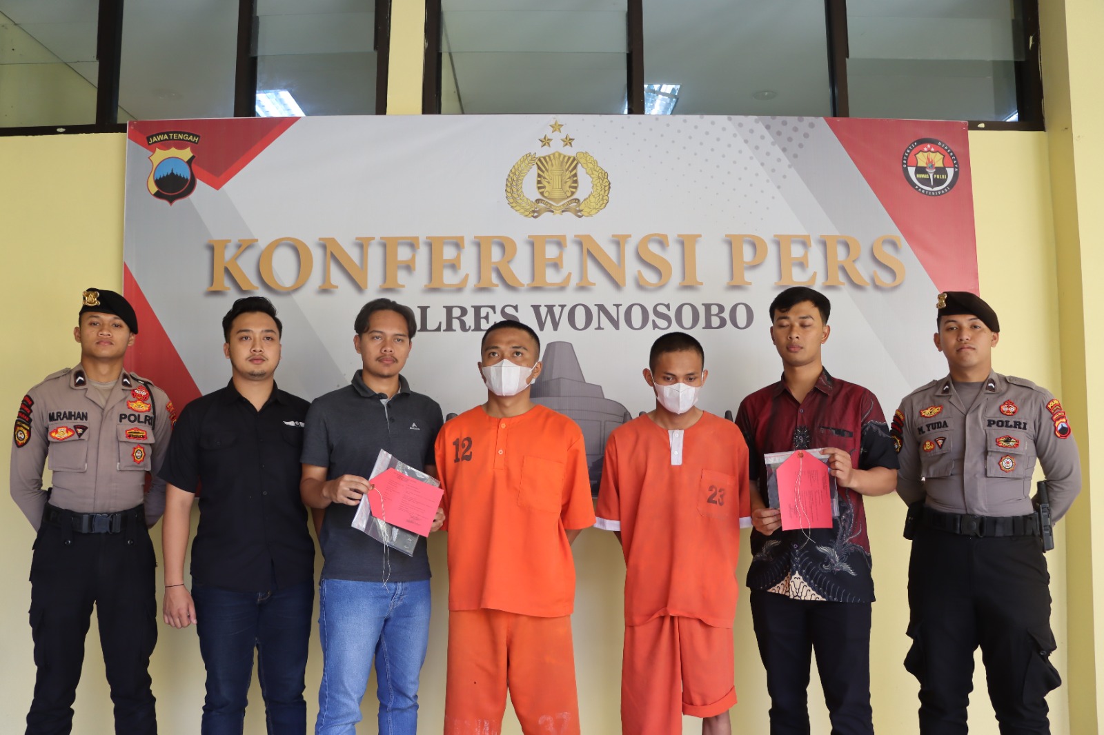 POLRES WONOSOBO UNGKAP KASUS NARKOTIKA, DIDUGA TERLIBAT JARINGAN