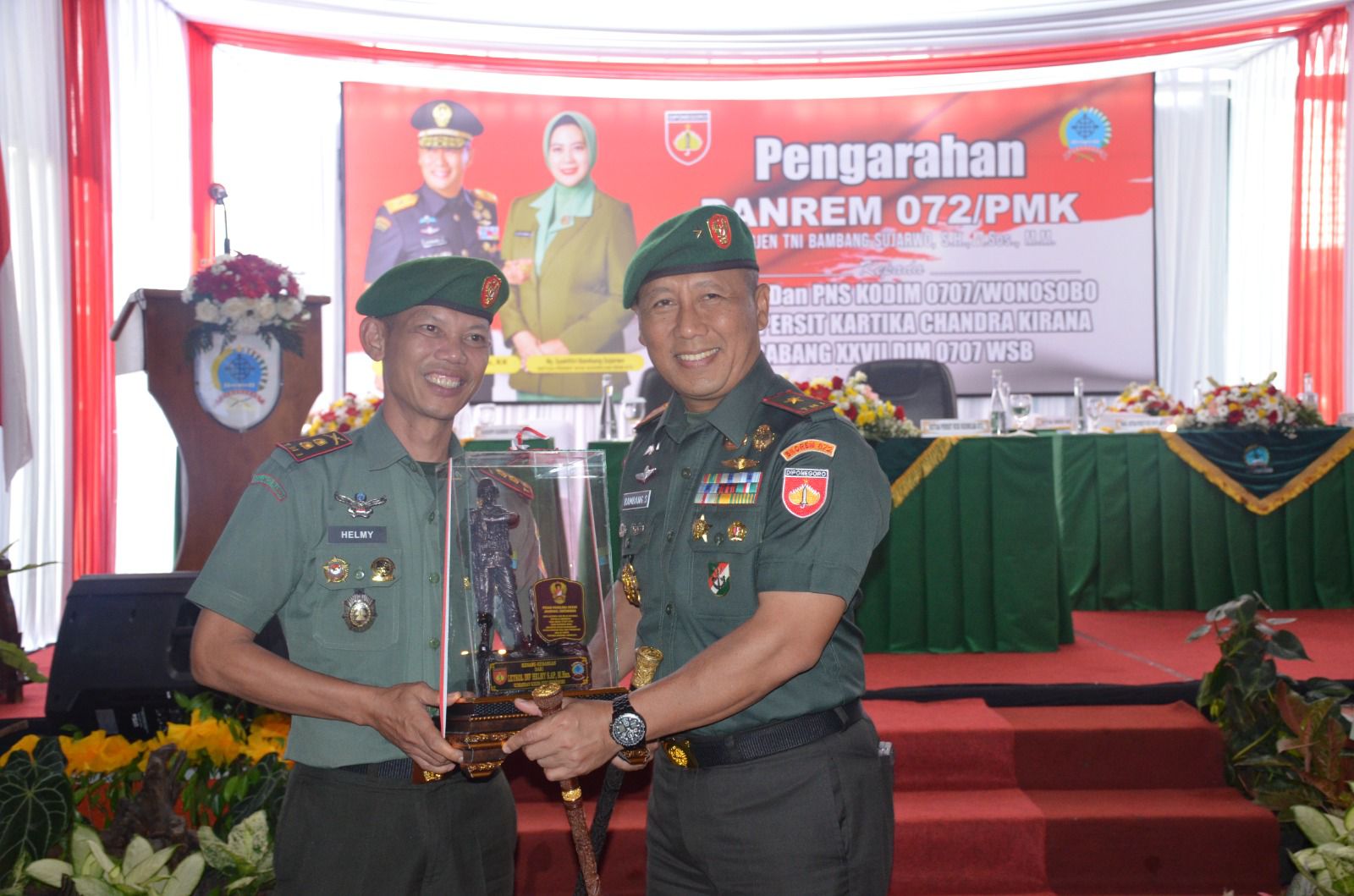 INI DIA ARAHAN PENTING DANREM 072/PAMUNGKAS DALAM KUNJUNGAN KE KODIM 0707/WONOSOBO