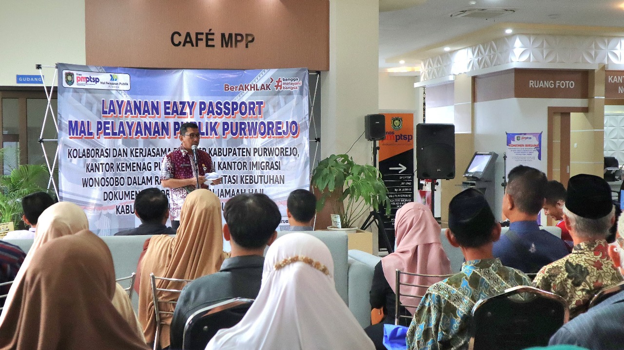 Kanim Wonosobo Fasilitasi Layanan Eazy Passport bagi Jemaah Haji di MPP Purworejo
