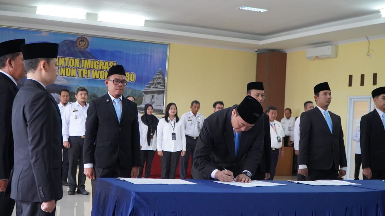 Kantor Imigrasi Wonosobo Lantik Pejabat Pengawas Baru