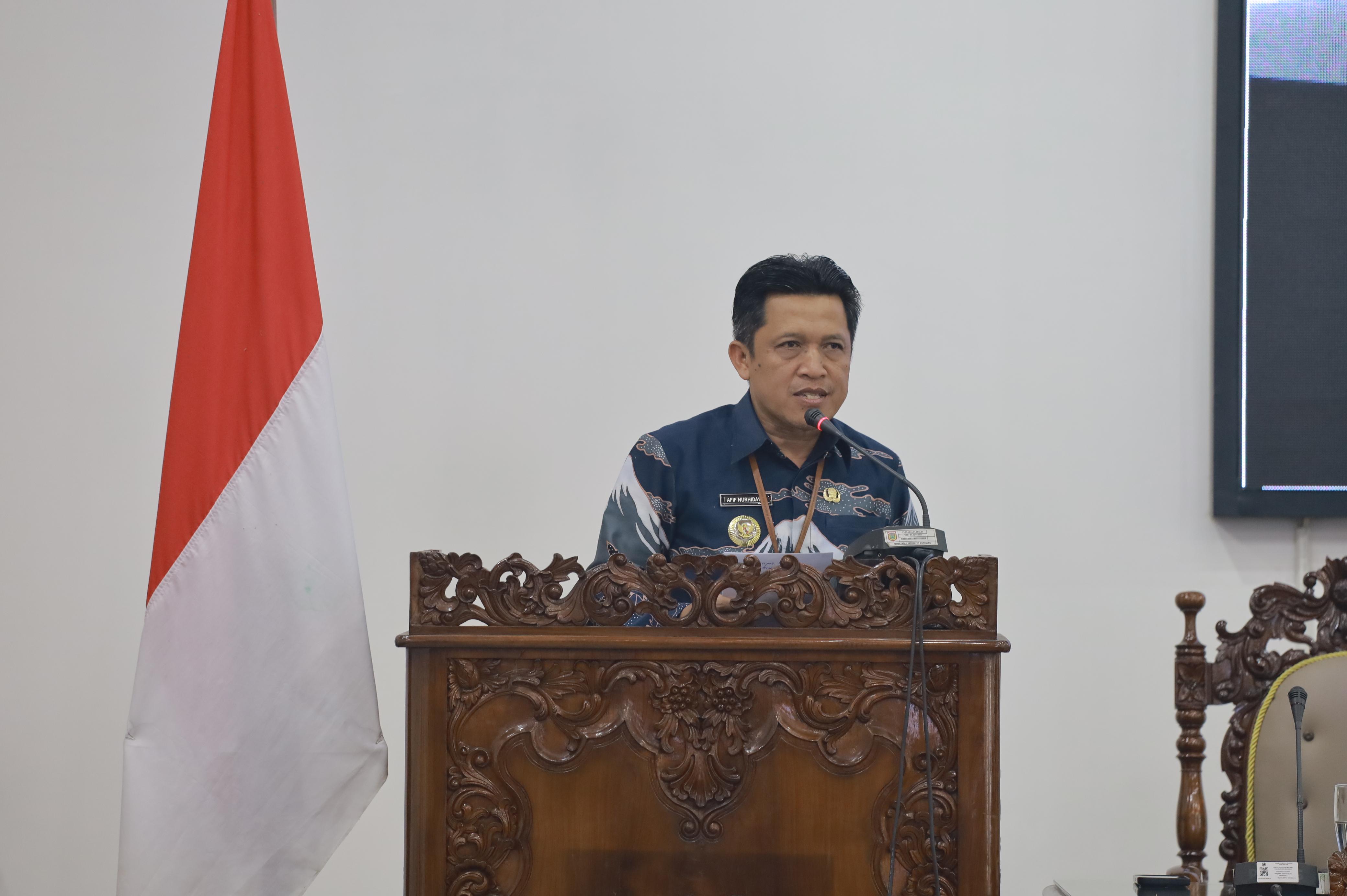 GELAR RAPAT PARIPURNA, DPRD WONOSOBO DORONG PERBAIKAN INFRASTRUKTUR