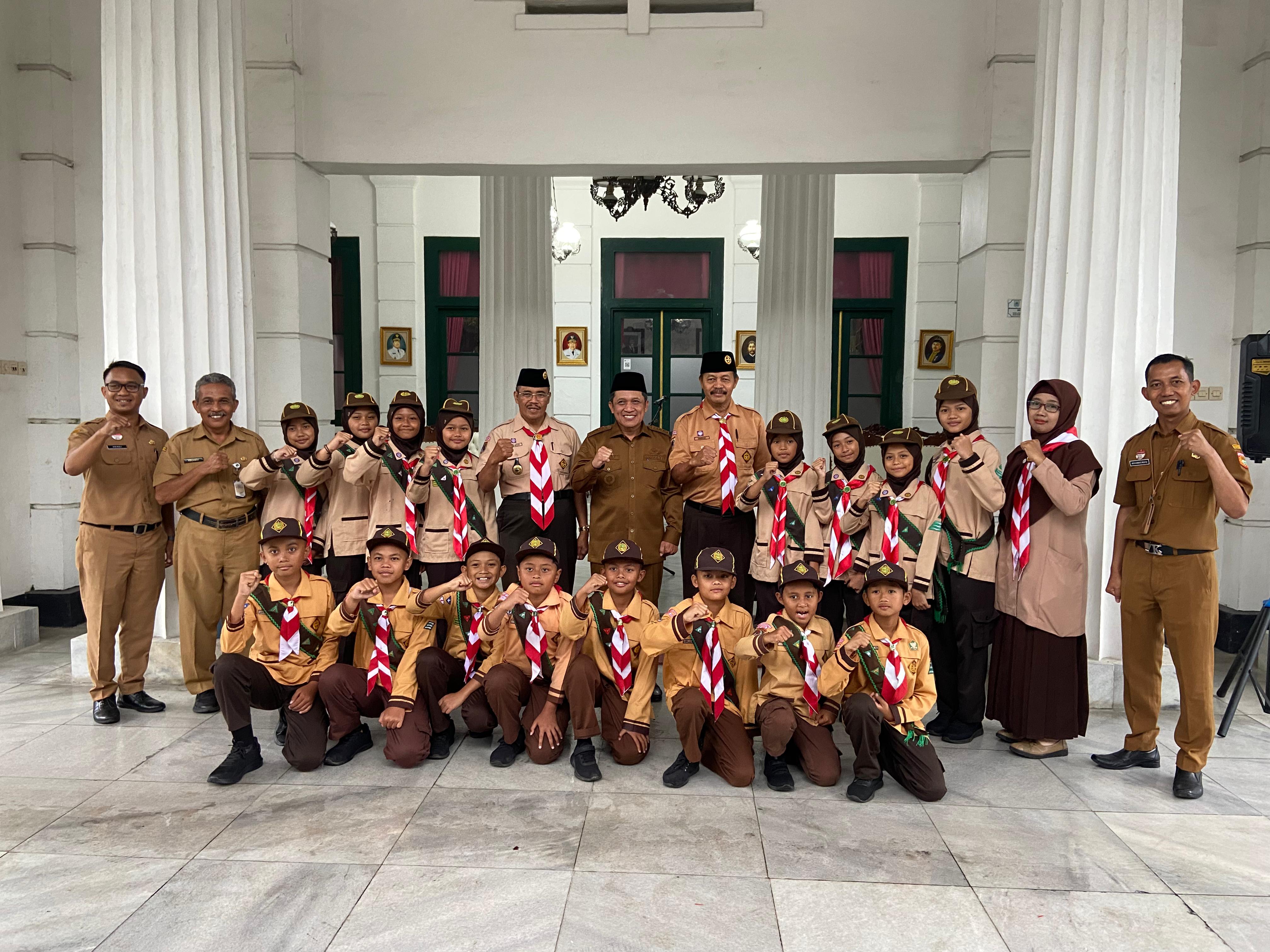 BUPATI LEPAS KONTINGEN PESTA SIAGA KE TINGKAT PROVINSI