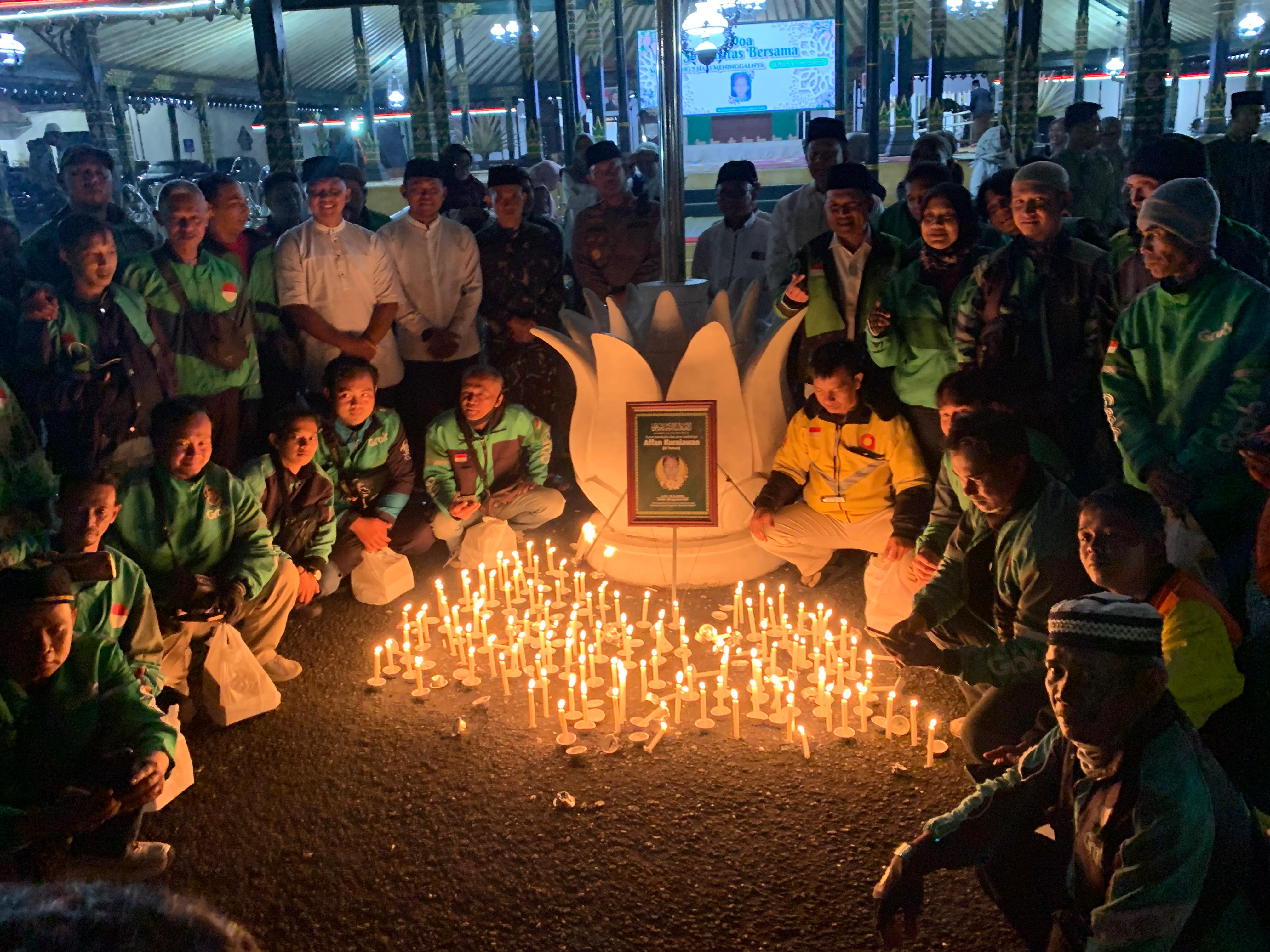 DOA BERSAMA DRIVER OJOL KENANG AFFAN KURNIAWAN