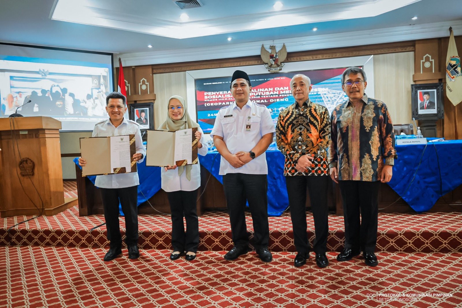 DIENG RESMI JADI GEOPARK NASIONAL, WONOSOBO-BANJARNEGARA JALIN SINERGI