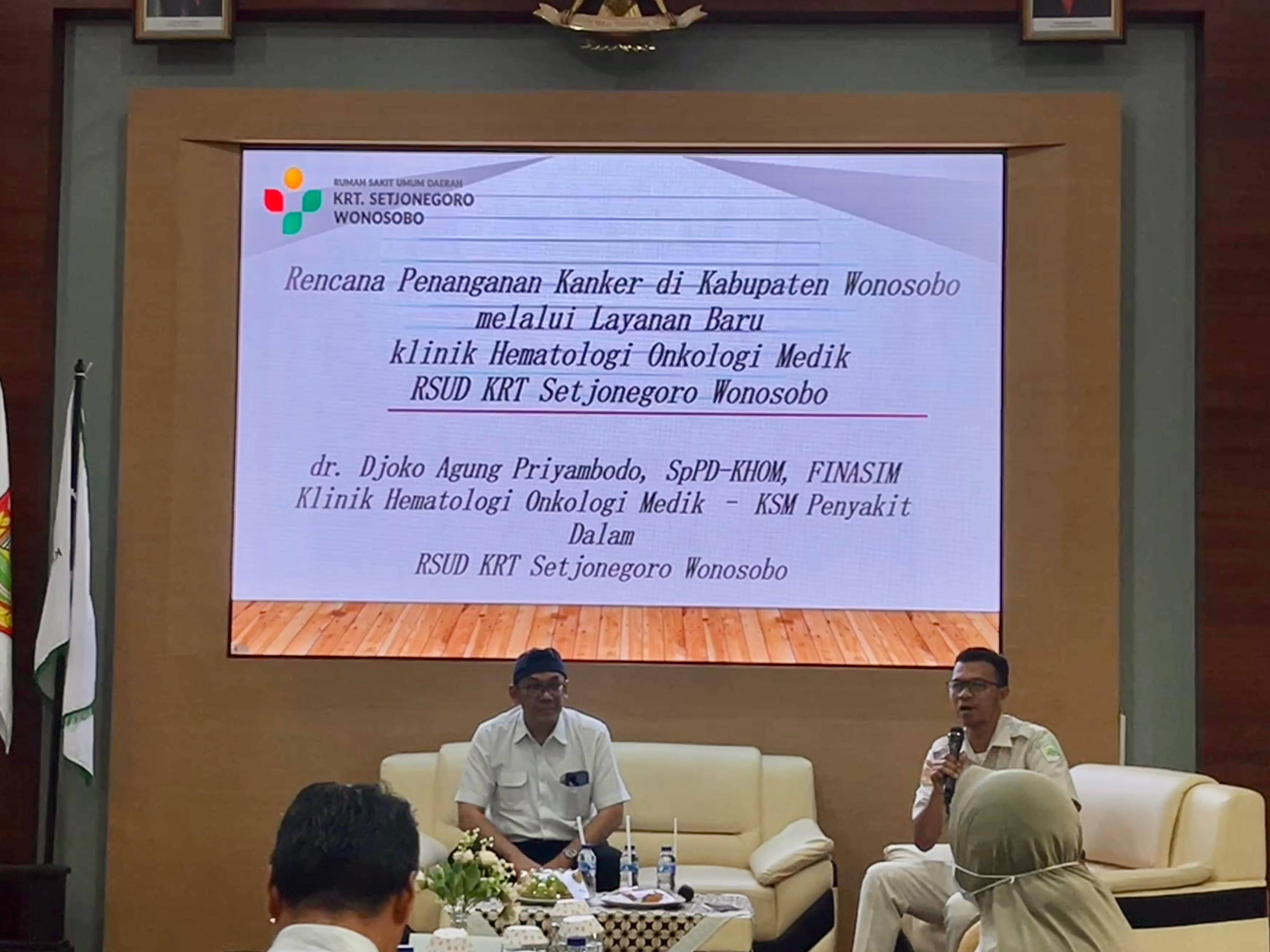 RSUD SETJONEGORO SIAPKAN KLINIK ONKOLOGI, DEKATKAN LAYANAN KANKER DI WONOSOBO
