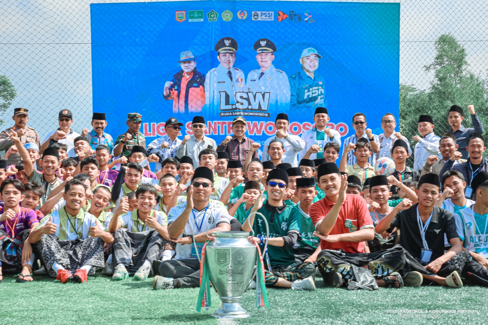 BUPATI WONOSOBO RESMI MEMBUKA LIGA SANTRI WONOSOBO