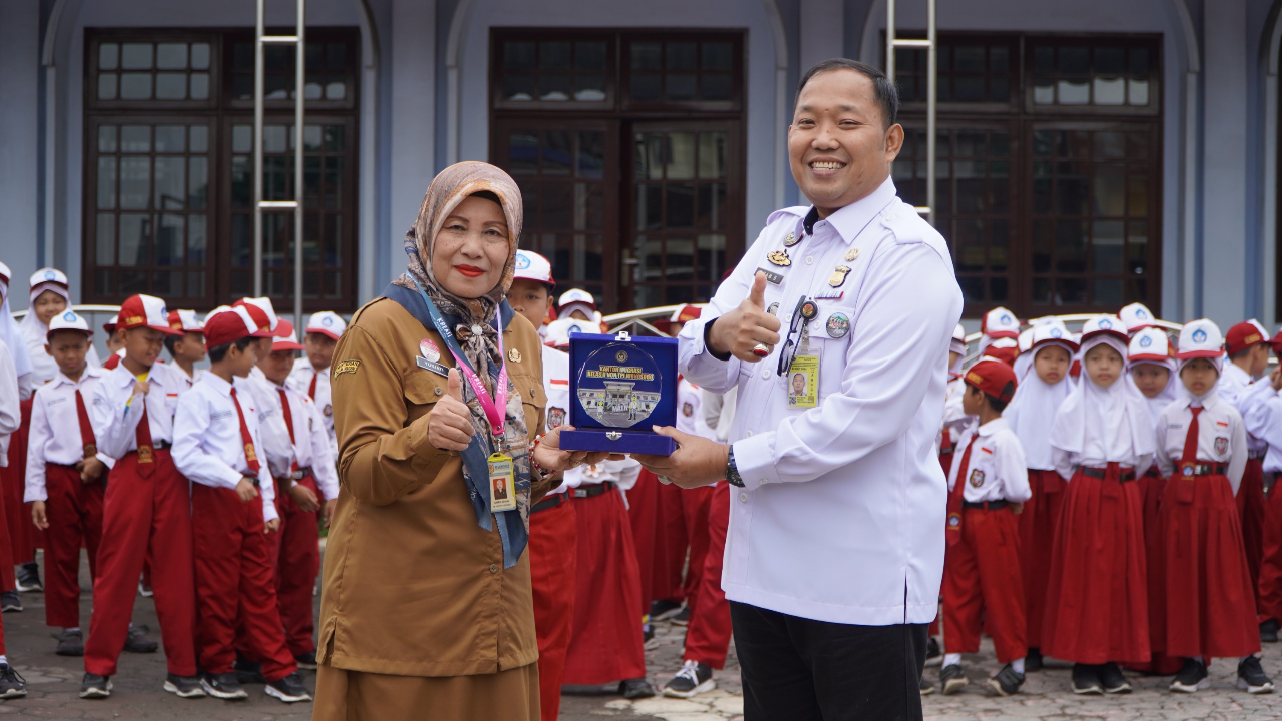Imigrasi Wonosobo Dukung Program Safari Sekolah Ramah Anak di SD Negeri 1 Kalierang