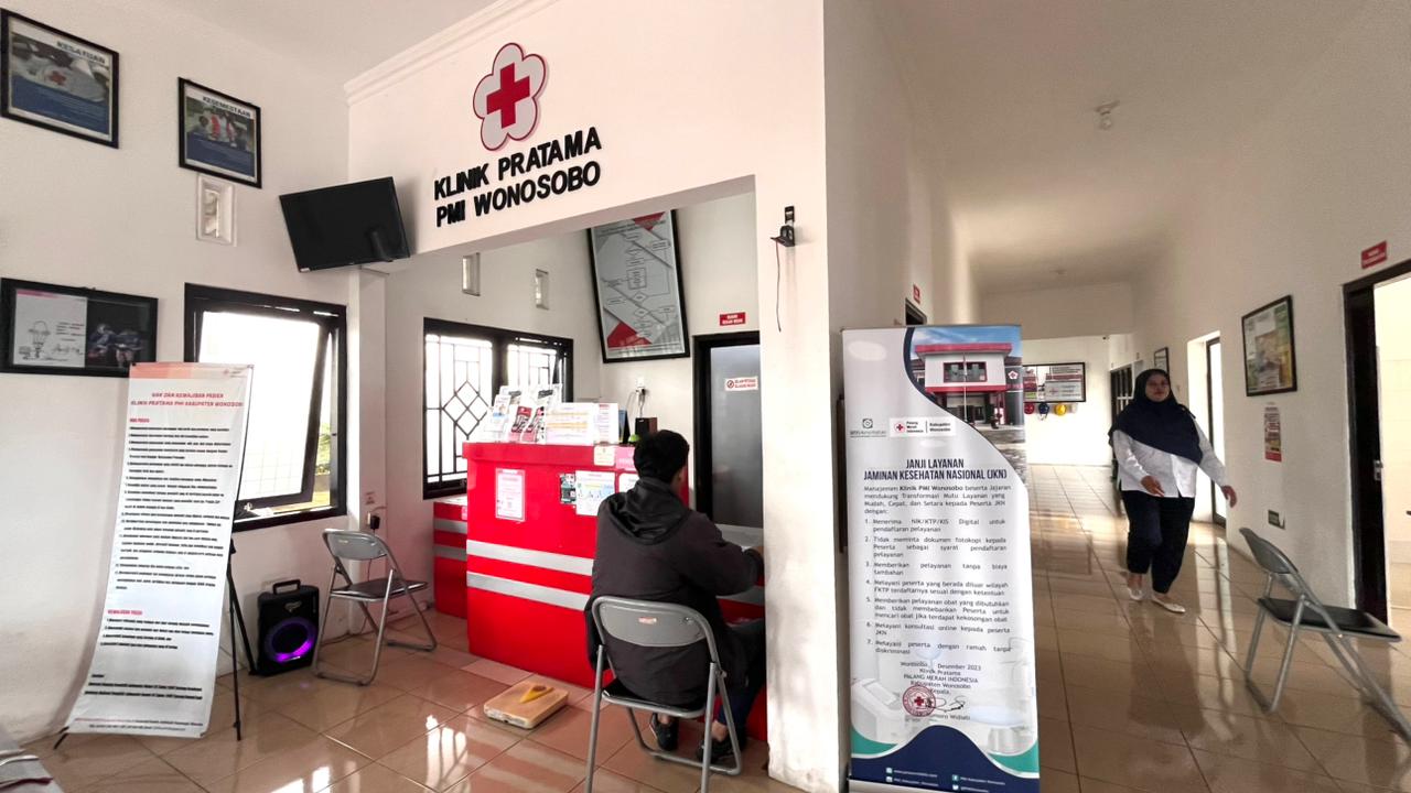 PMI WONOSOBO BUKA KLINIK UMUM TERBUKA UNTUK MASYARAKAT, TERIMA BPJS