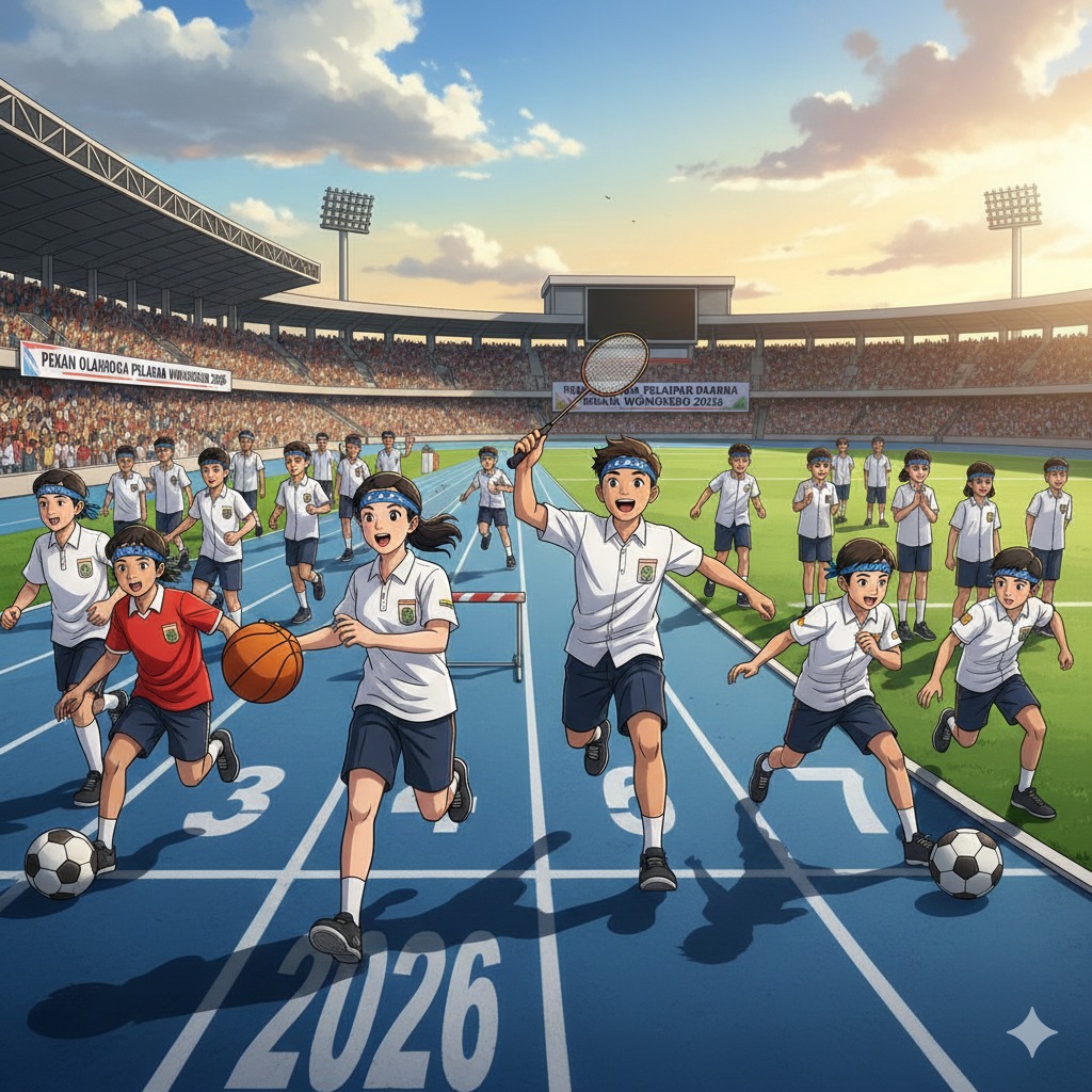 RIBUAN PELAJAR WONOSOBO SIAP IKUTI POPDA 2026