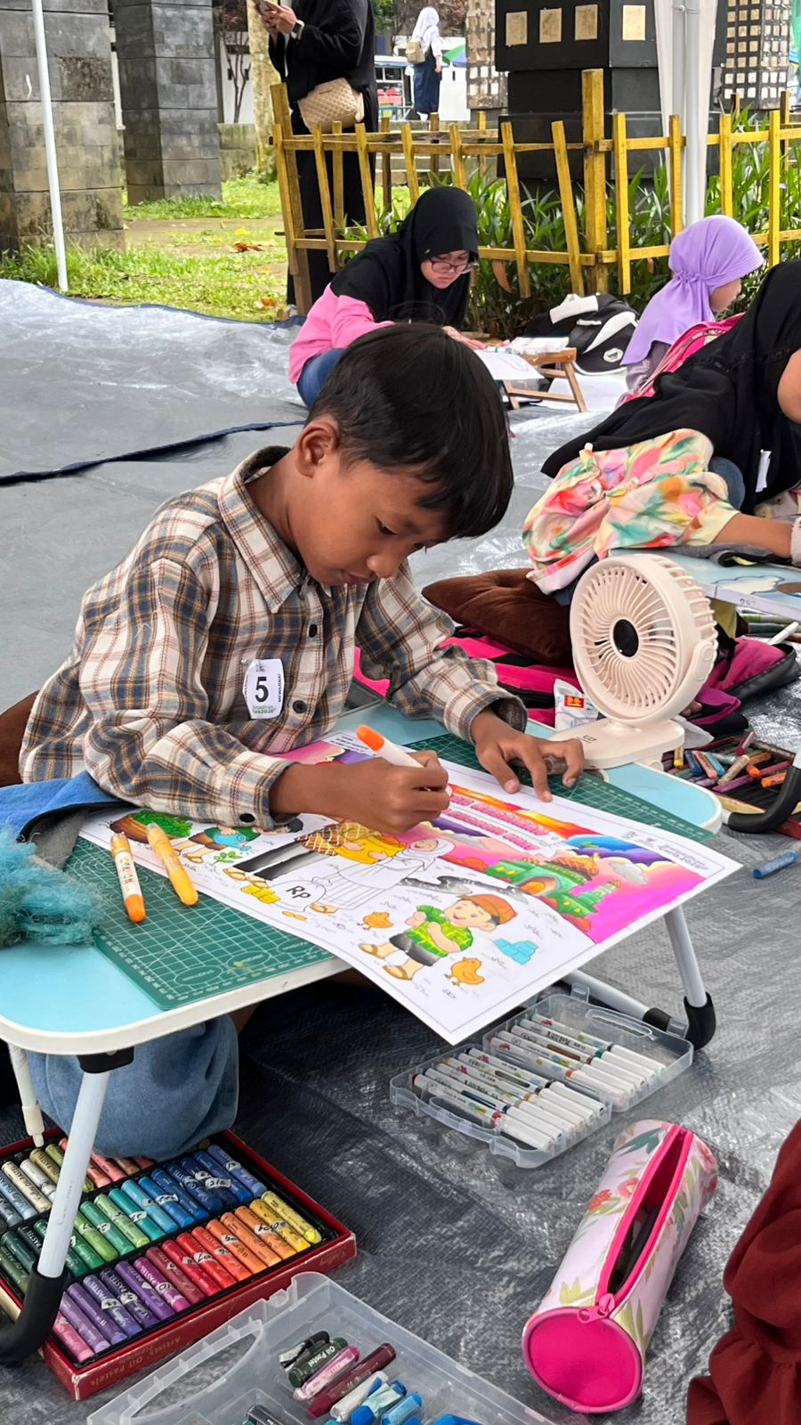 Baznas Wonosobo Gelar Lomba Mewarnai dan Menggambar dalam Kegiatan Ramadan Cerita