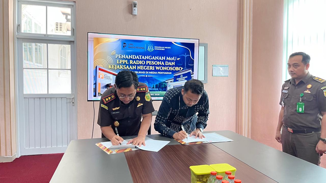 Kejari Wonosobo Gandeng Radio Pesona untuk Perkuat Edukasi Hukum ke Masyarakat