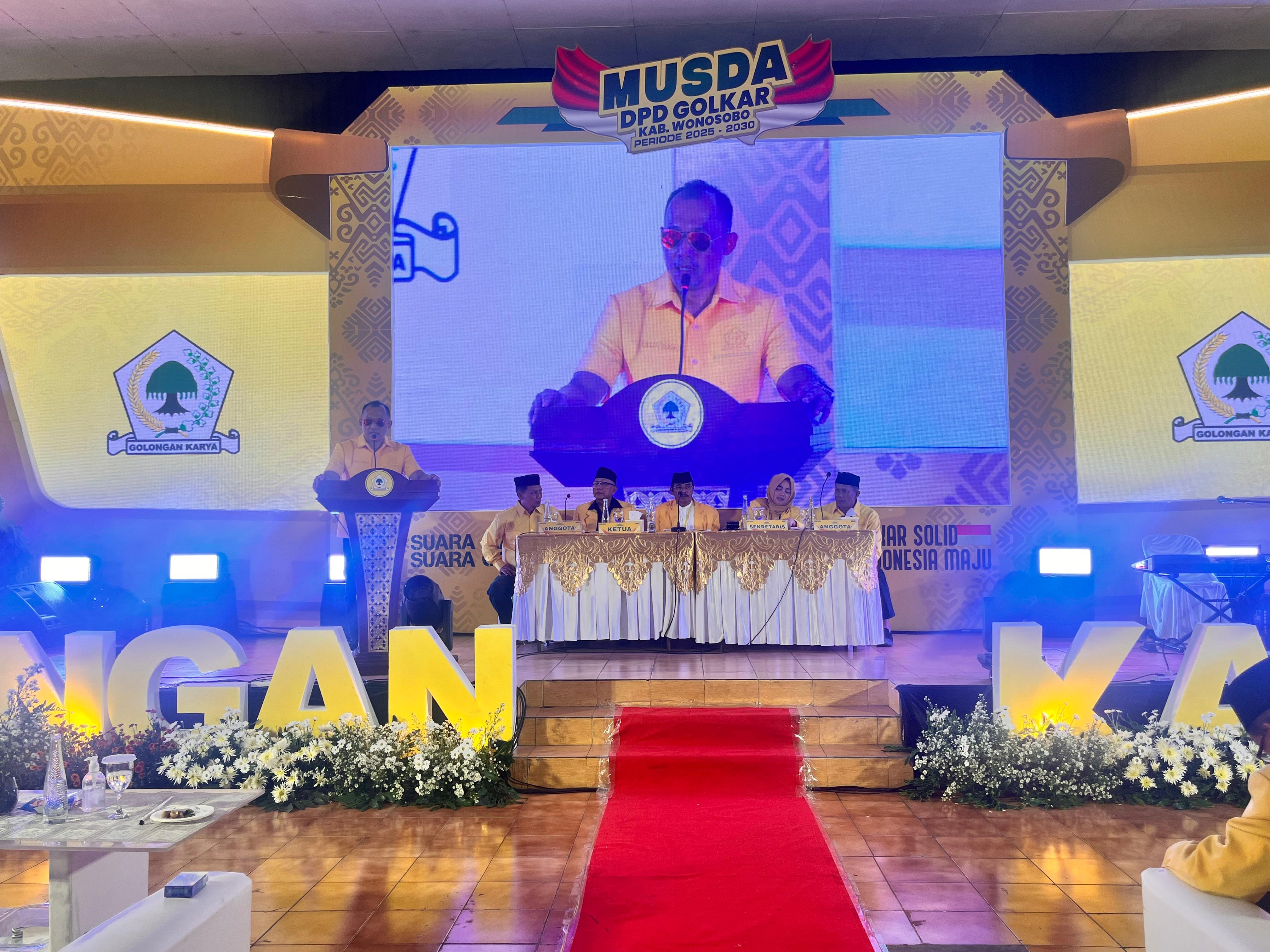Triana Widodo Terpilih Kembali Pimpin DPD II Partai Golkar Kabupaten Wonosobo
